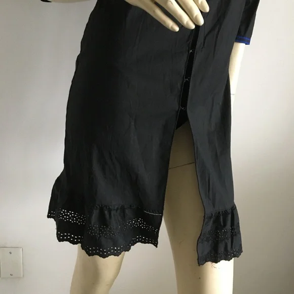 90s Miu miu quarter sleeve hook and eye closure baby doll dress - Picture 4 of 11